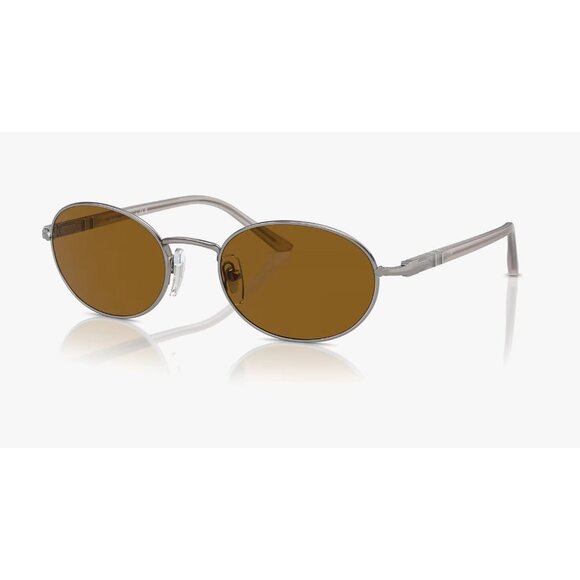 NWOT Persol Ida Sunglasses Brown Gunmetal PO1018S 513/33 52-21 main image 6